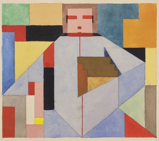 Wobbe Alkema (1900-1984), studie ‘En Passant’ 1923
