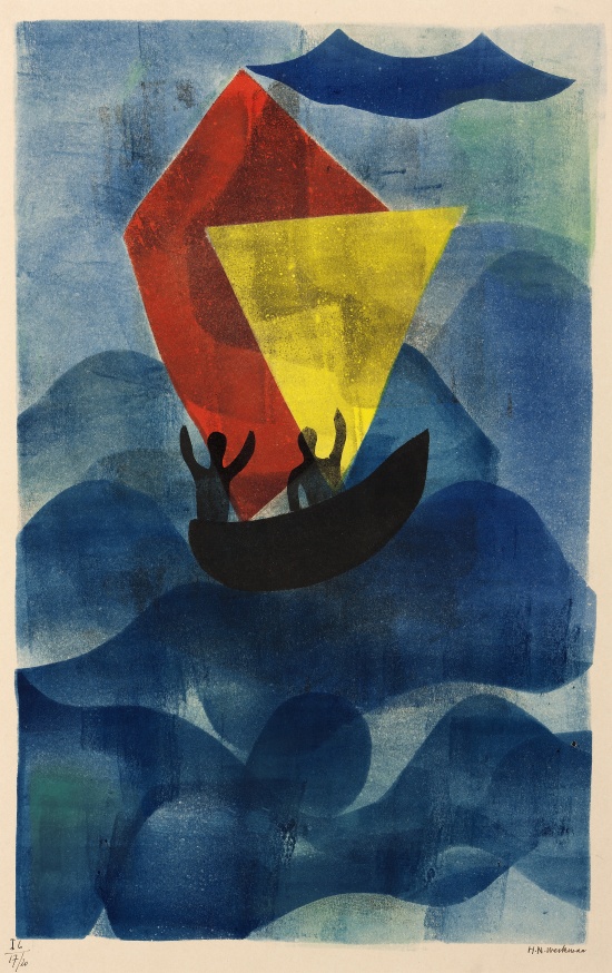 H.N. Werkman. De tocht naar Jeruzalem, 1942. Groninger Museum