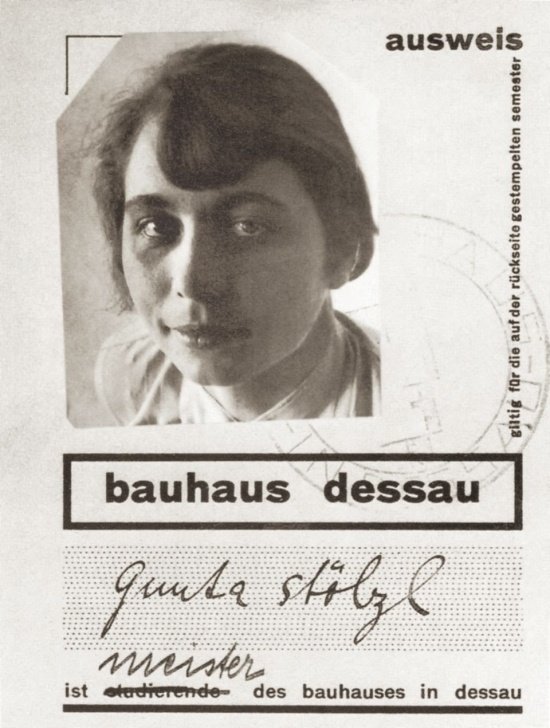 Bauhaus certificaat Gunta Stölzl