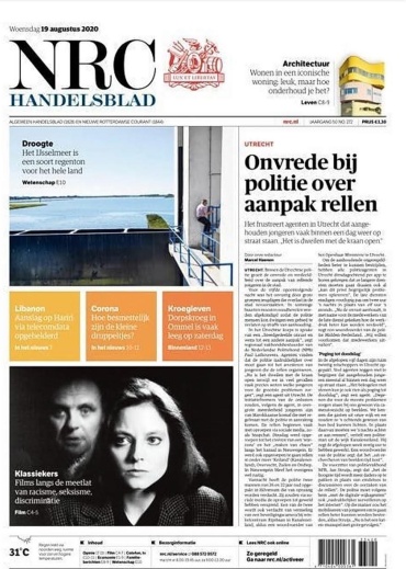 NRC Handelsblad 19-08-2020 cover