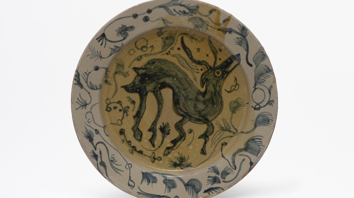 Matthew Lutz Kinoy and Natsuko Uchino, Platter from Keramikos 3, 2019