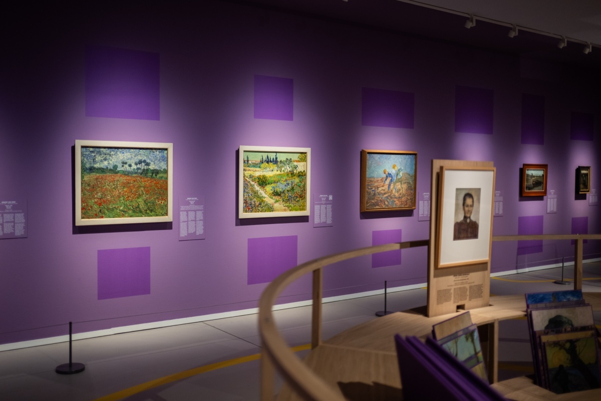 Zaalfoto Hoe Van Gogh naar Groningen kwam, foto: Niels Knelis
